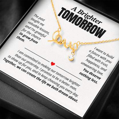 A Brighter Tomorrow Love Necklace for Her – Relationship Reconciliation Gift