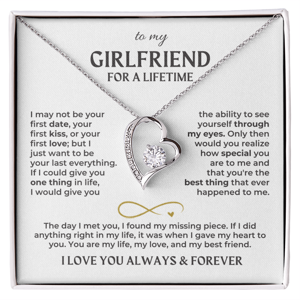 To My Girlfriend – Forever Love Necklace Gift Set
