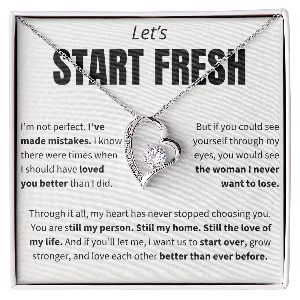 Let's Start Fresh - Forever Love Necklace