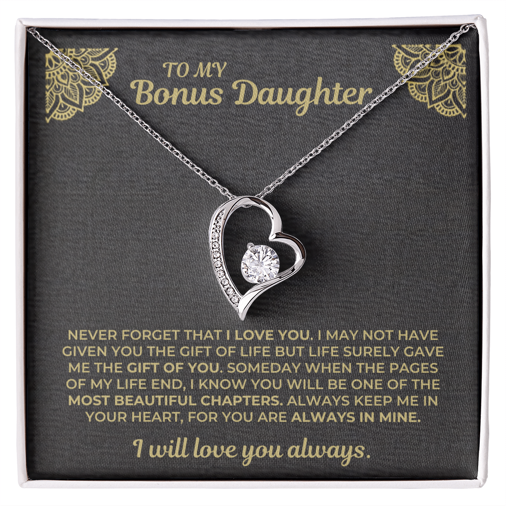 To My Bonus Daughter - Never Forget That I Love You - Gift Set