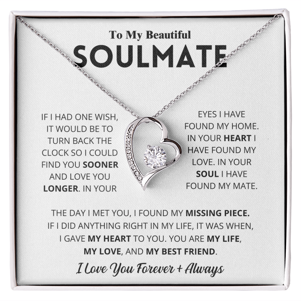 To My Beautiful Soulmate Necklace