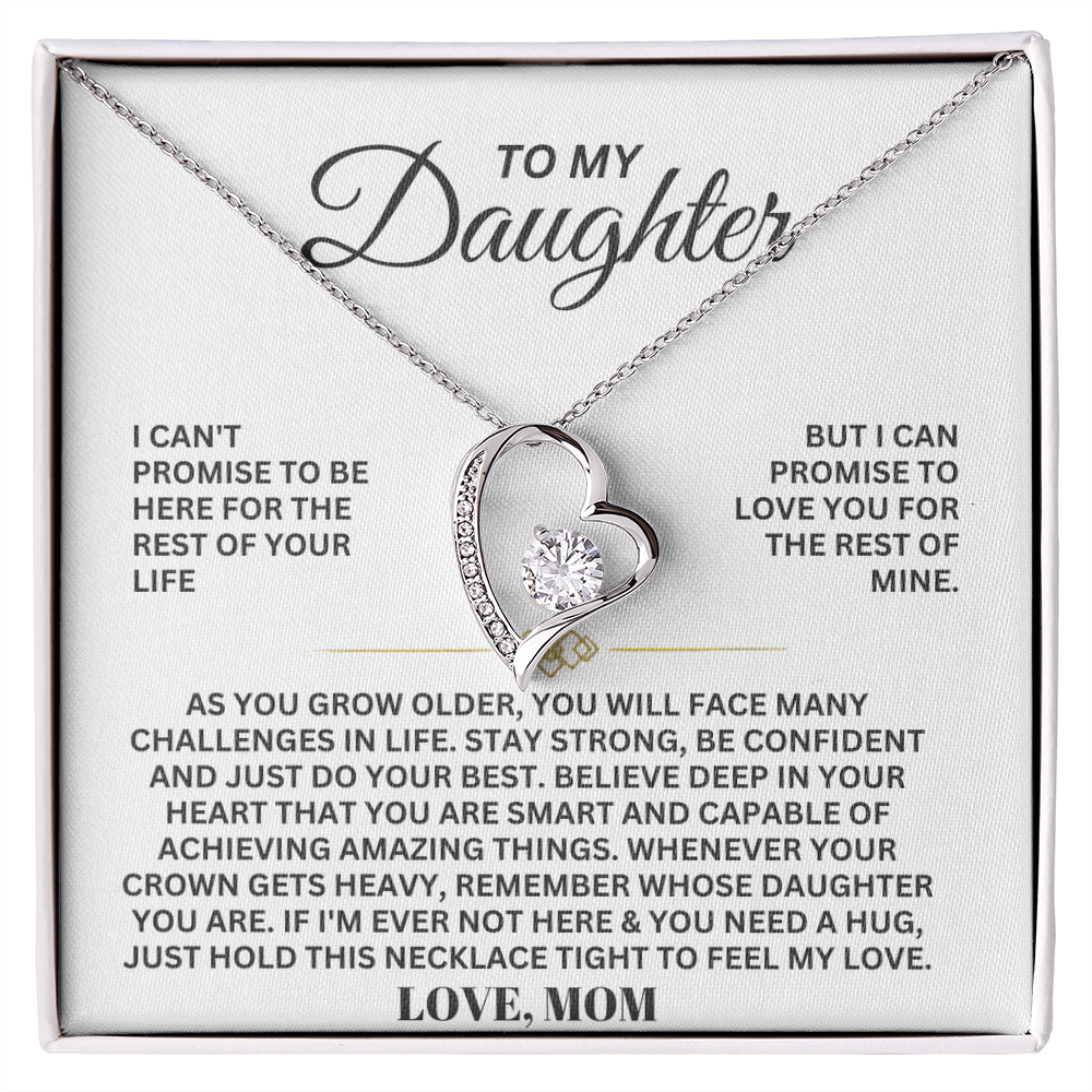 To My Daughter - Love, Mom - Beautiful Forever Love Gift Set