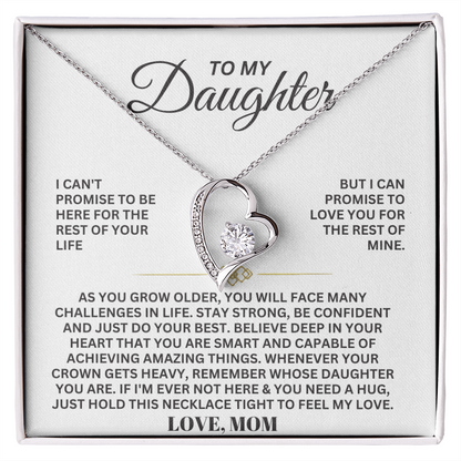 To My Daughter - Love, Mom - Beautiful Forever Love Gift Set