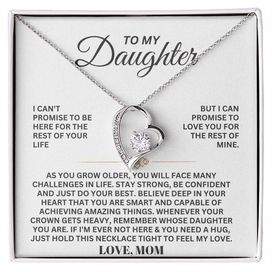 To My Daughter - Love, Mom - Beautiful Forever Love Gift Set