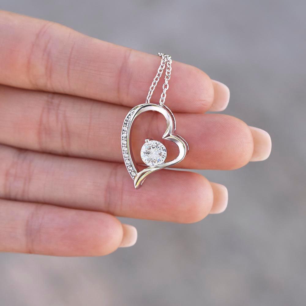 To My Wife | Heart Necklace - Charming Family Gift