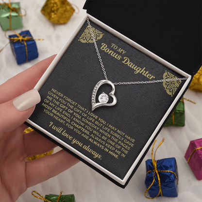 To My Bonus Daughter - Never Forget That I Love You - Gift Set