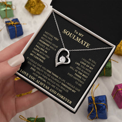 To My Soulmate - Forever Love Necklace