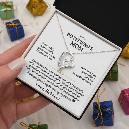 To My Boyfriend's Mom - Forever Love Gift Set Personalized