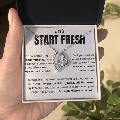 Let's Start Fresh - Forever Love Necklace