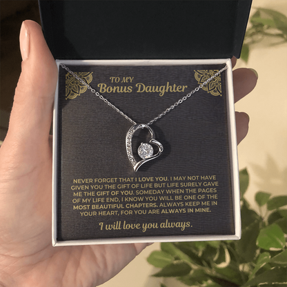 To My Bonus Daughter - Never Forget That I Love You - Gift Set
