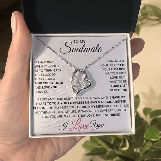 My Soulmate Necklace | You're My Last Everything | Eternal Love