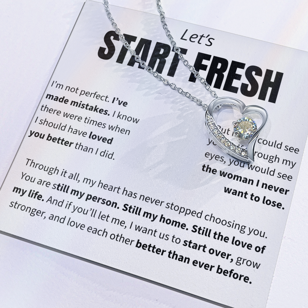 Let's Start Fresh - Forever Love Necklace