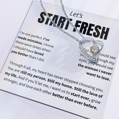 Let's Start Fresh - Forever Love Necklace