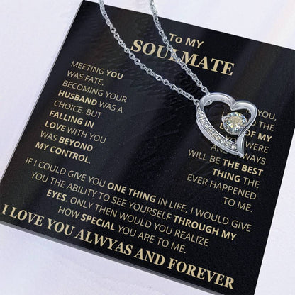 To My Soulmate - Forever Love Necklace