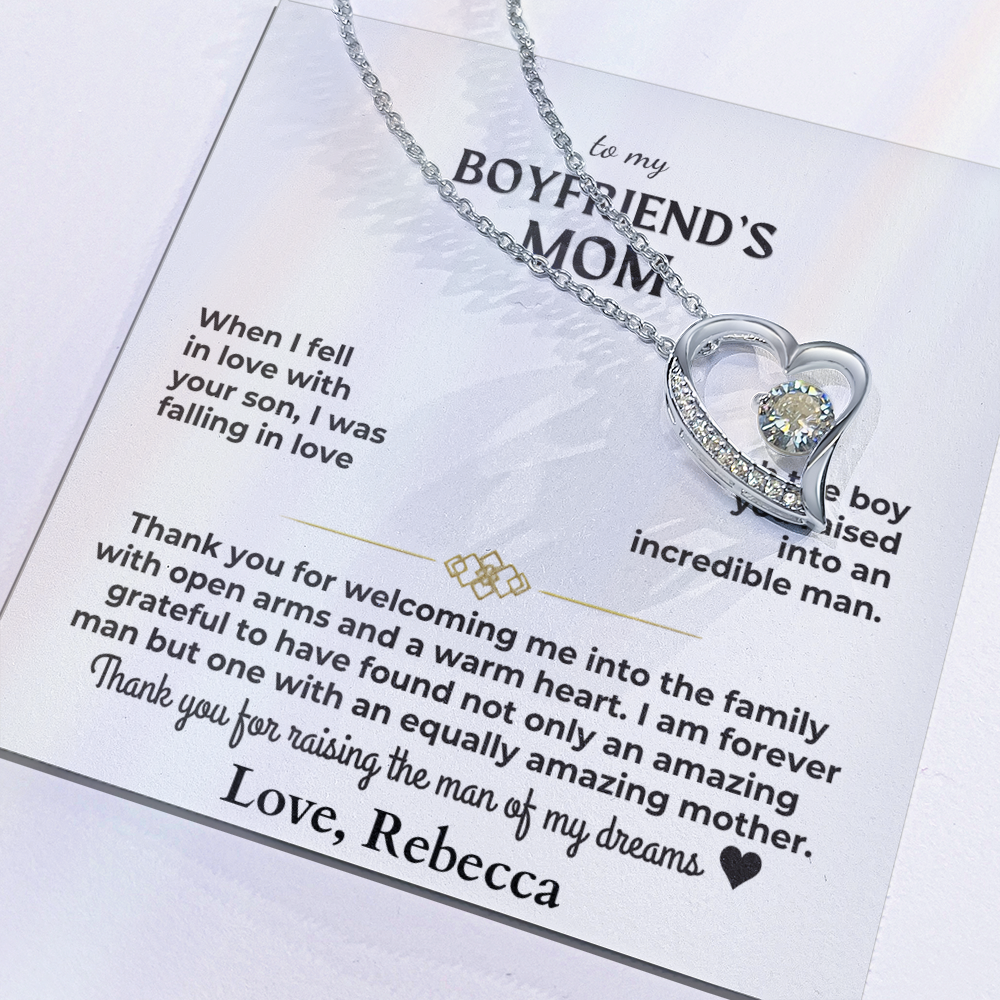 To My Boyfriend's Mom - Forever Love Gift Set Personalized