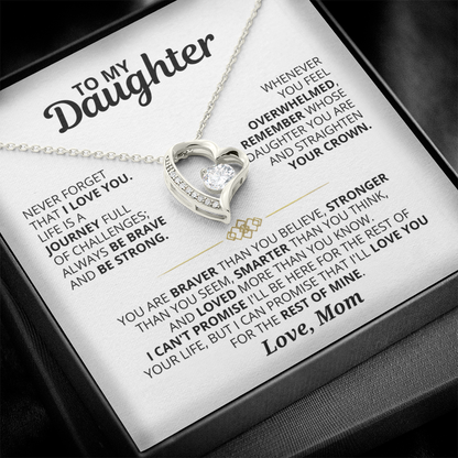 To My Daughter - Love Mom - Forever Love Gift Set