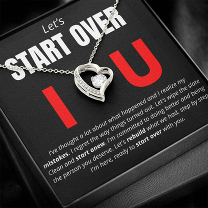 Let's Start Over - Forever Love Necklace