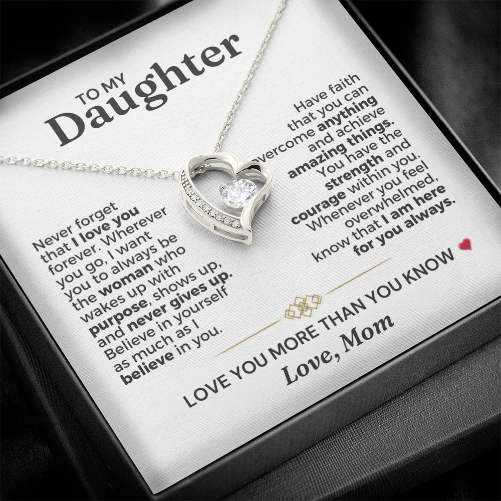 To My Daughter - Mom - Love You More Than You Know - Gift Set - CGS604M