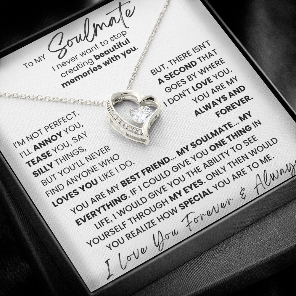 To My Soulmate - Forever Love Necklace Gift Set CFG603