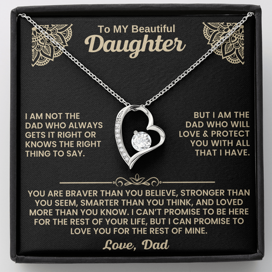 To My Daughter – A Heart of Love from Dad