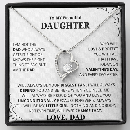 To My Daughter – Love You Forever Necklace Gift Set CFG559