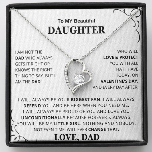 To My Daughter – Love You Forever Necklace Gift Set CFG559
