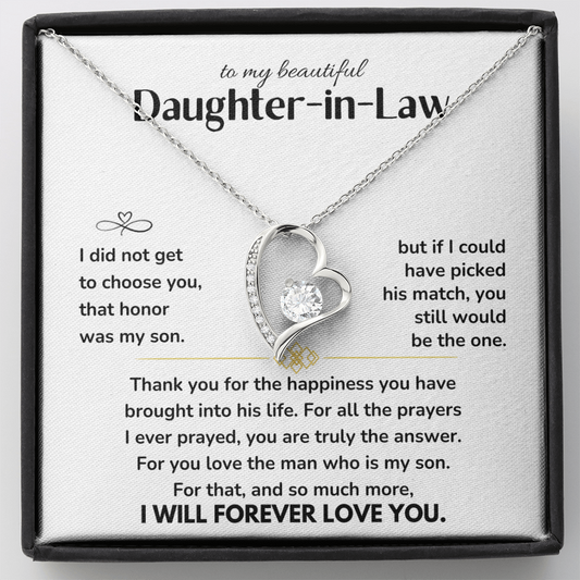 To My Daughter-In-Law - Forever Love Gift Set