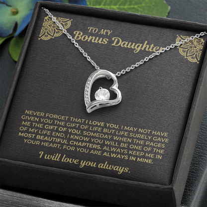 To My Bonus Daughter - Never Forget That I Love You - Gift Set