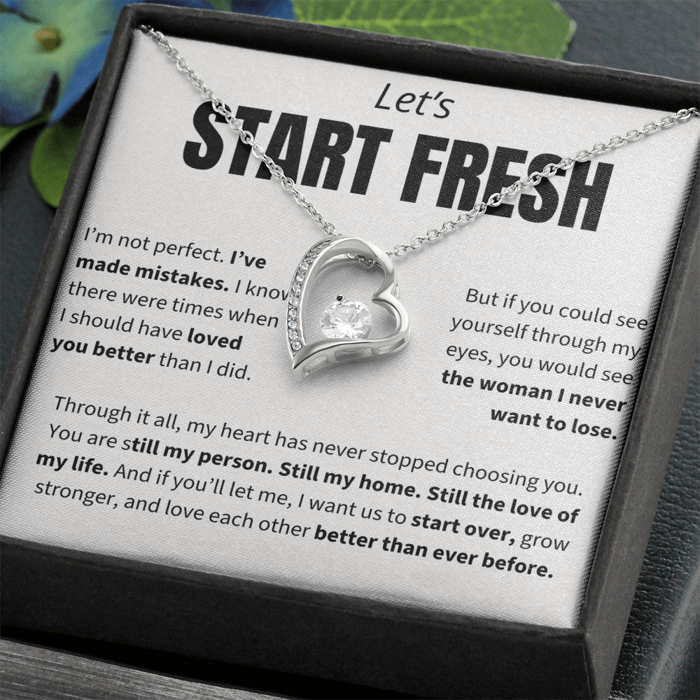 Let's Start Fresh - Forever Love Necklace