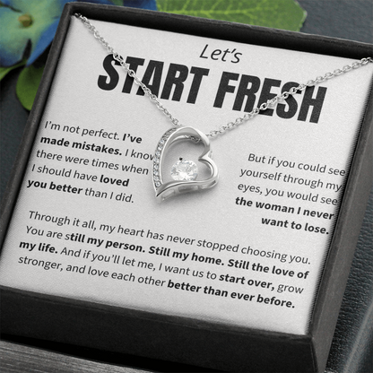 Let's Start Fresh - Forever Love Necklace