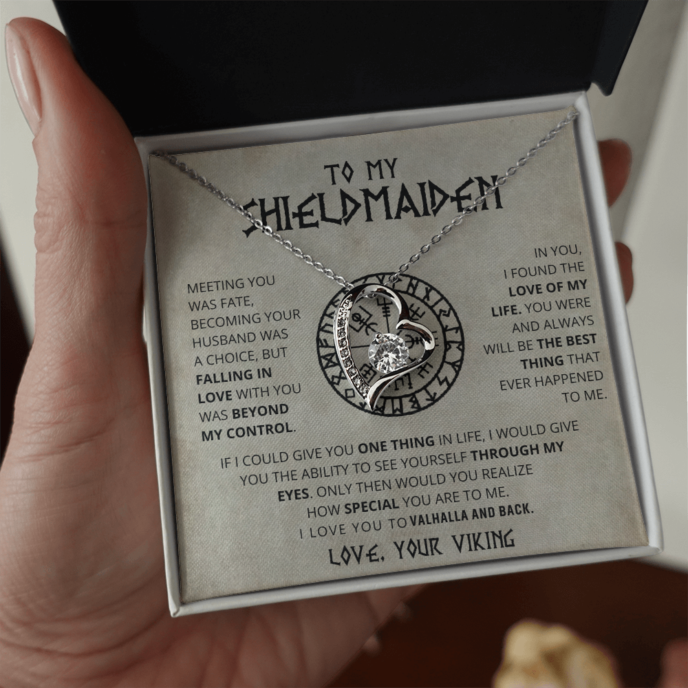 To My Shieldmaiden - Forever Love Necklace Gift Set CFG709