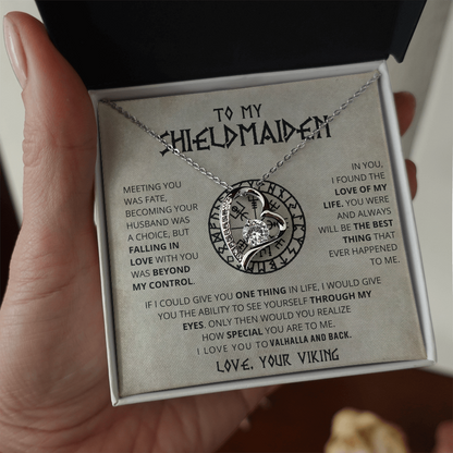 To My Shieldmaiden - Forever Love Necklace Gift Set CFG709
