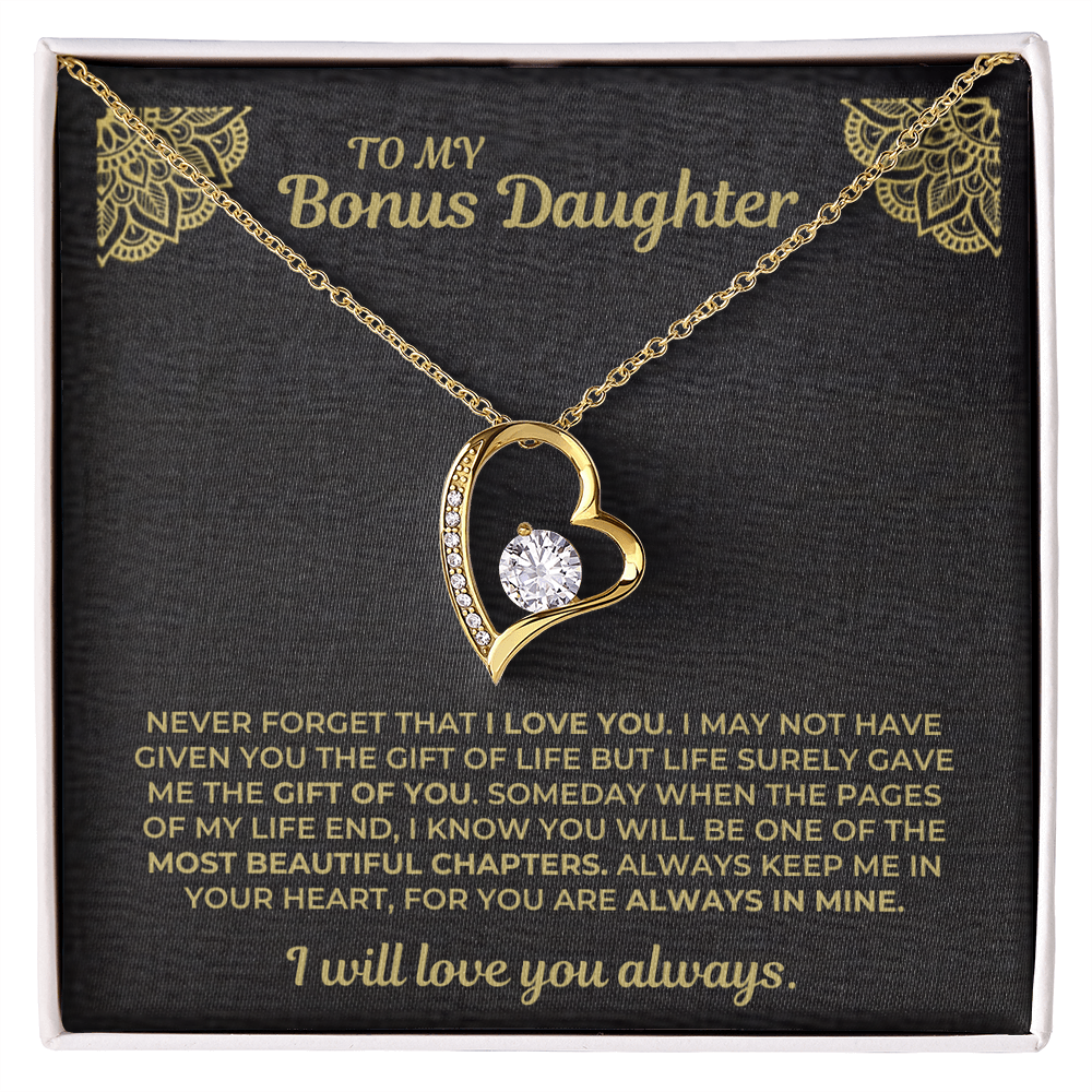 To My Bonus Daughter - Never Forget That I Love You - Gift Set