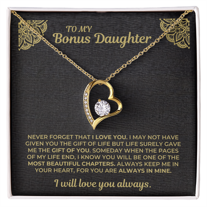 To My Bonus Daughter - Never Forget That I Love You - Gift Set