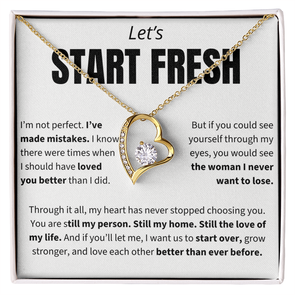 Let's Start Fresh - Forever Love Necklace