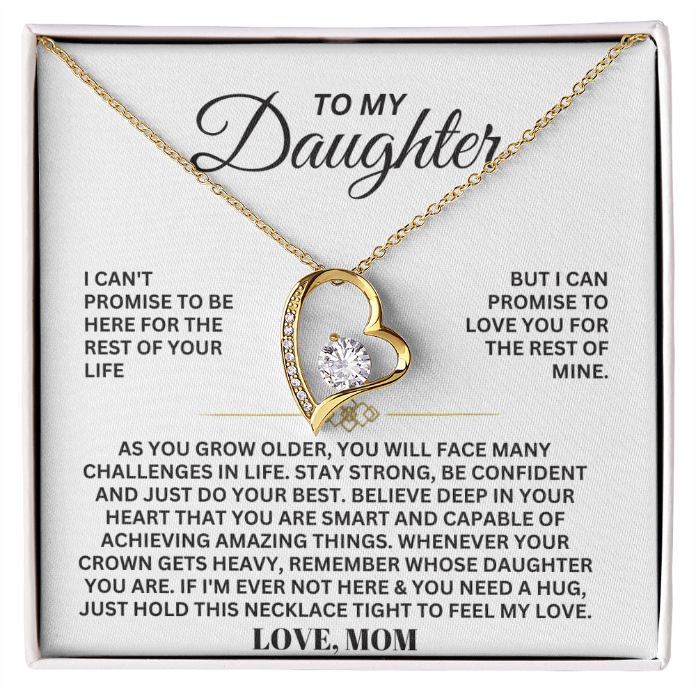 To My Daughter - Love, Mom - Beautiful Forever Love Gift Set