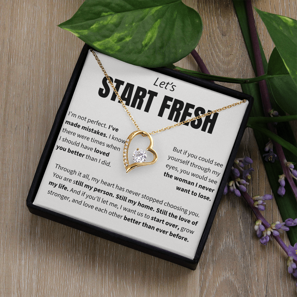 Let's Start Fresh - Forever Love Necklace