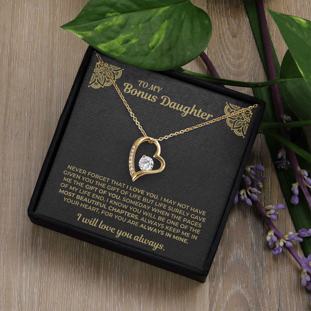 To My Bonus Daughter - Never Forget That I Love You - Gift Set