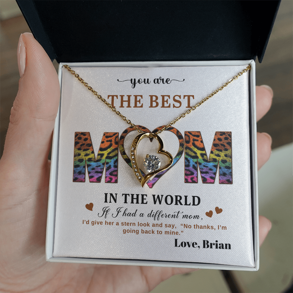 You Are The Best Mom - In The World - Forever Love Necklace Gift Set