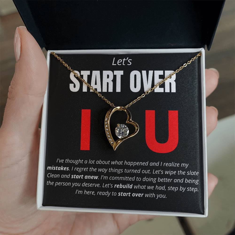 Let's Start Over - Forever Love Necklace