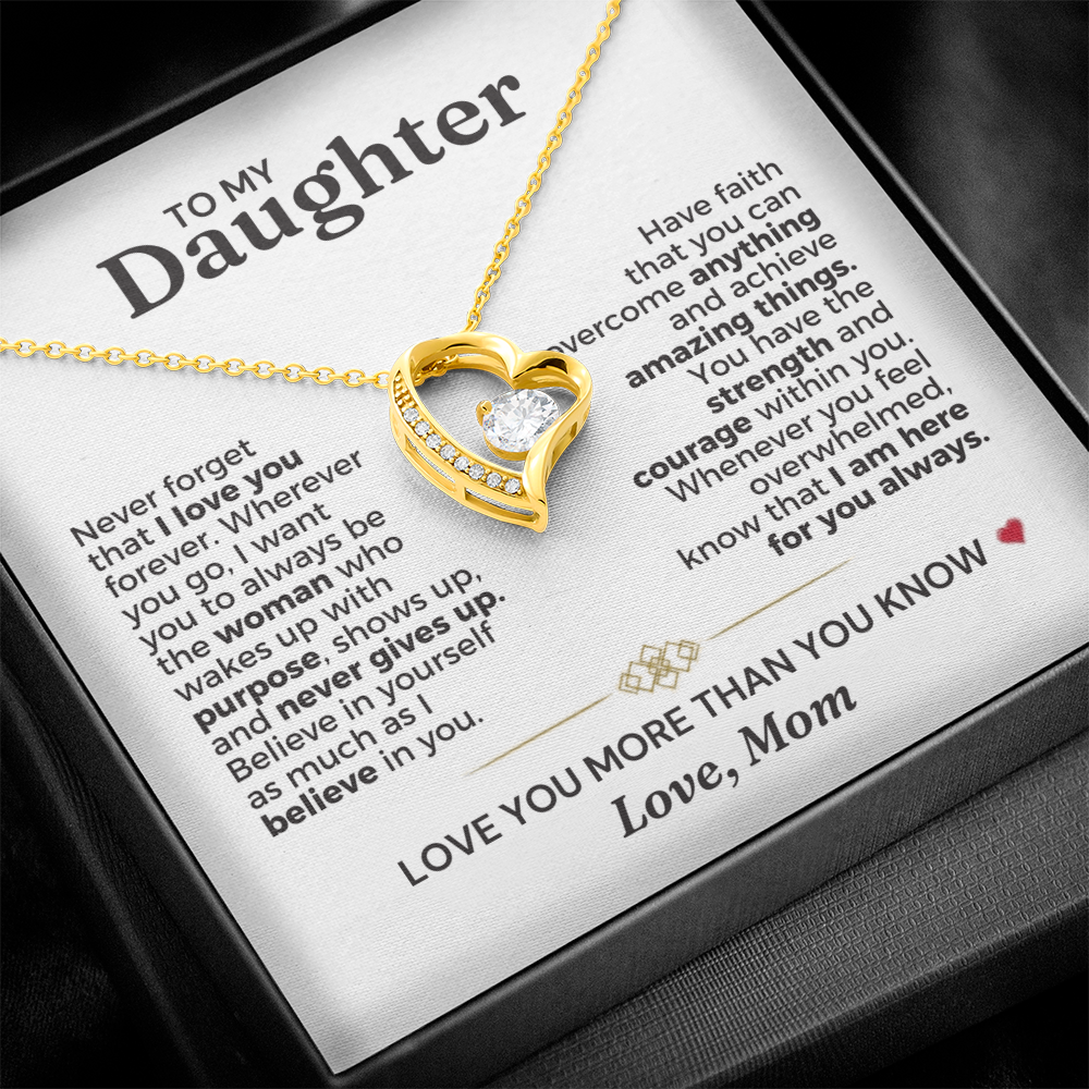 To My Daughter - Mom - Love You More Than You Know - Gift Set - CGS604M