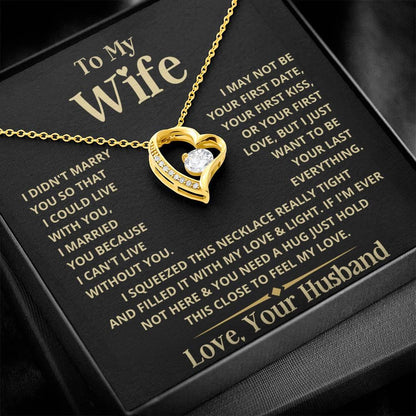 To My Wife | Heart Necklace - Charming Family Gift