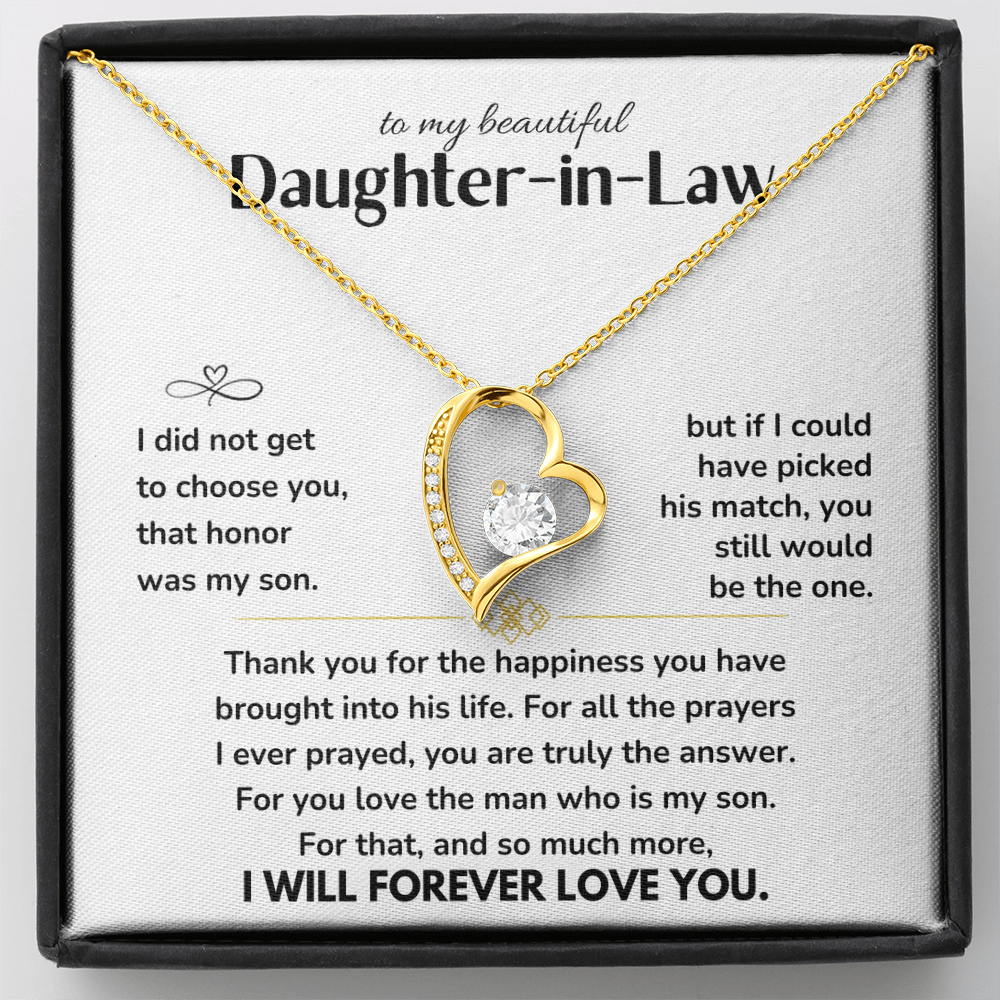 To My Daughter-In-Law - Forever Love Gift Set