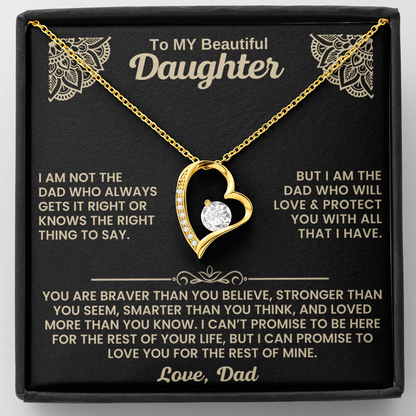 To My Daughter – A Heart of Love from Dad