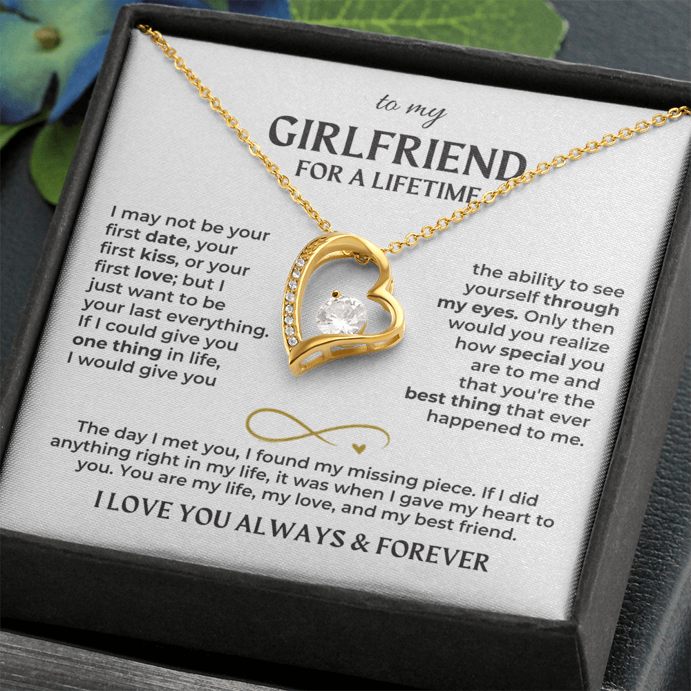 To My Girlfriend – Forever Love Necklace Gift Set