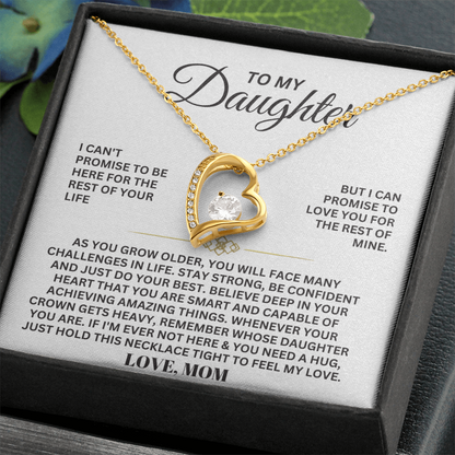 To My Daughter - Love, Mom - Beautiful Forever Love Gift Set