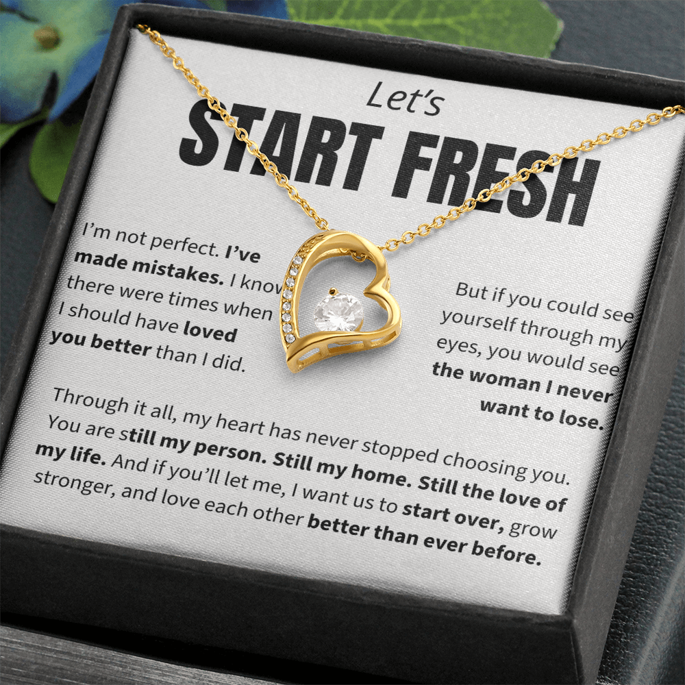 Let's Start Fresh - Forever Love Necklace