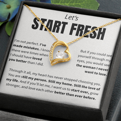 Let's Start Fresh - Forever Love Necklace