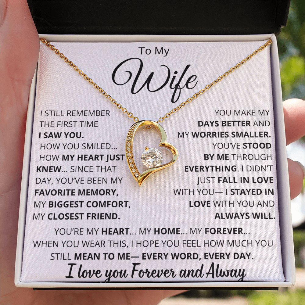 To My Wife – Will Always Love You