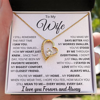 To My Wife – Will Always Love You